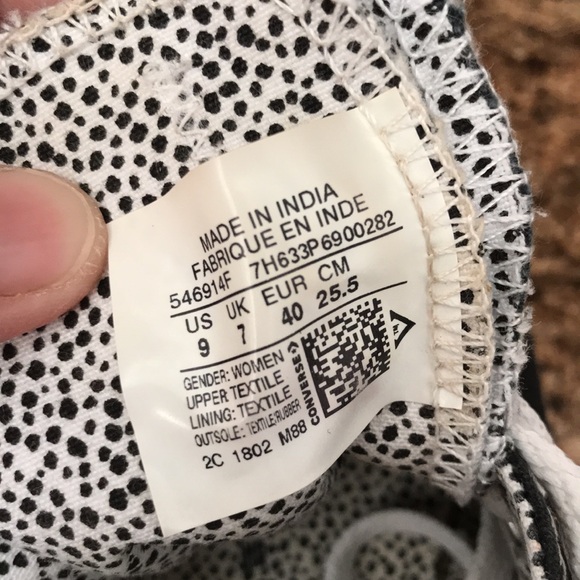 CONVERSE CTAS Women Black double tongue Grey Low Top Canvas | 9 - Picture 8 of 12